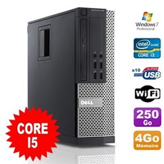Pc optiplex 990 sff i5-2400 3.1ghz 4go disque 250go dvd wifi w7