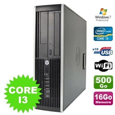 Pc compaq elite 8100 sff intel core i3-530 16go disque 500go dvd wifi w7