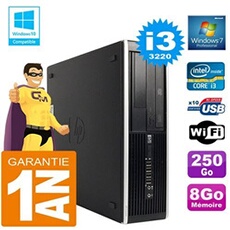 Pc compaq 8300 sff core i3-3220 ram 8go disque 250 go graveur dvd wifi w7