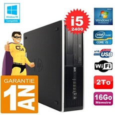 Pc compaq 8300 sff core i5-2400 ram 16go disque 2 to graveur dvd wifi w7