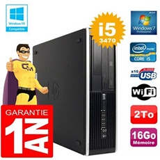 Pc compaq 8300 sff core i5-3470 ram 16go disque 2 to graveur dvd wifi w7