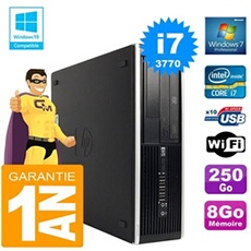 Pc compaq 8300 sff core i7-3770 ram 8go disque 250 go graveur dvd wifi w7
