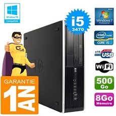 Pc compaq 8300 sff core i5-3470 ram 8go disque 500 go graveur dvd wifi w7