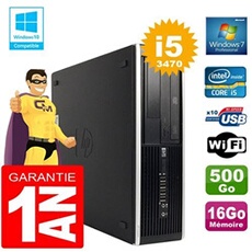 Pc compaq 8300 sff core i5-3470 ram 16go disque 500 go graveur dvd wifi w7
