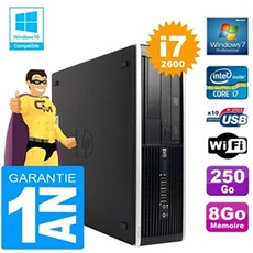 Pc compaq 8300 sff core i7-2600 ram 8go disque 250 go graveur dvd wifi w7