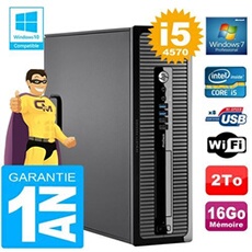 Pc prodesk 400 g1 sff core i5-4570 ram 16 go disque 2 to graveur dvd wifi w7