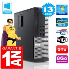Pc 990 sff core i3-2120 ram 8go disque 2 to wifi w7