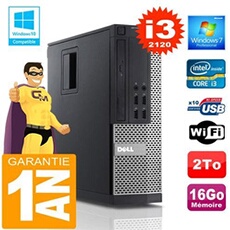 Pc 990 sff core i3-2120 ram 16go disque 2 to wifi w7