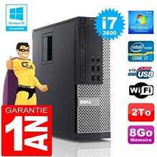 Pc 990 sff core i7-2600 ram 8go disque 2 to wifi w7
