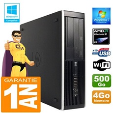Pc compaq 6005 pro sff amd phenom ii ram 4go disque 500go graveur dvd wifi w7