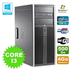 Pc tour elite 8200 core i3-2120 4go disque 500go graveur wifi win 7
