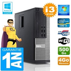 Pc 990 sff core i3-2120 ram 4go disque 500 go wifi w7