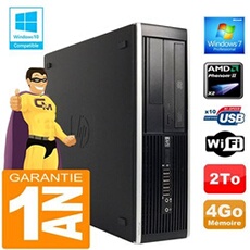 Pc compaq 6005 pro sff amd phenom ii ram 4go disque 2 to graveur dvd wifi w7