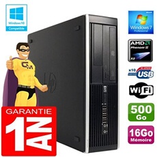 Pc compaq 6005 pro sff amd phenom ii ram 16go disque 500go graveur dvd wifi w7