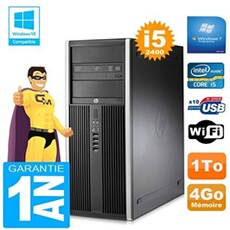 Pc tour compaq 8200 core i5-2400 ram 4go disque 1 to graveur dvd wifi w7