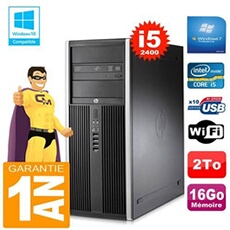Pc tour compaq 8200 core i5-2400 ram 16go disque 2 to graveur dvd wifi w7