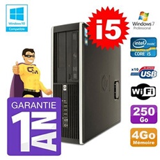 Pc 8200 sff intel i5-2400 4go disque 250go graveur wifi w7