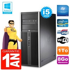 Pc tour compaq 8200 core i5-2400 ram 8go disque 1 to graveur dvd wifi w7