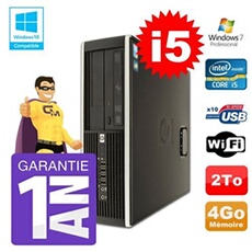 Pc 8200 sff intel i5-2400 4go disque 2to graveur wifi w7