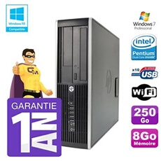 Pc 8200 sff intel g630 8go disque 250go graveur wifi w7
