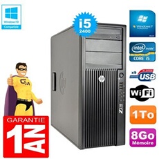 Pc tour workstation z210 i5-2400 ram 8go disque 1to graveur dvd wifi w7