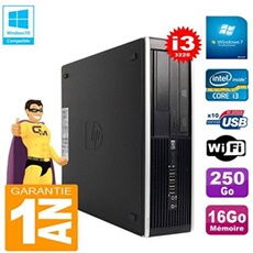 Pc compaq pro 6300 sff i3-3220 ram 16go disque 250go graveur dvd wifi w7