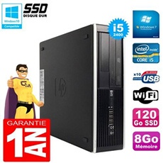 Pc compaq pro 6300 sff i5-2400 ram 8go disque 120go ssd graveur dvd wifi w7