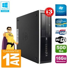Pc compaq pro 6300 sff i3-3220 ram 16go disque 500go graveur dvd wifi w7