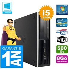 Pc compaq 8300 sff core i5-2400 ram 8go disque 500 go graveur dvd wifi w7