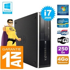 Pc compaq 8300 sff core i7-2600 ram 4go disque 250 go graveur dvd wifi w7