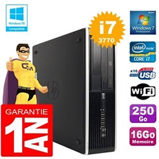 Pc compaq 8300 sff core i7-3770 ram 16go disque 250 go graveur dvd wifi w7