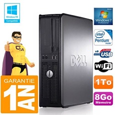 Pc 780 dt intel e5300 ram 8go disque 1 to graveur dvd wifi w7