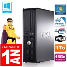Pc 780 dt intel e5300 ram 16go disque 1 to graveur dvd wifi w7