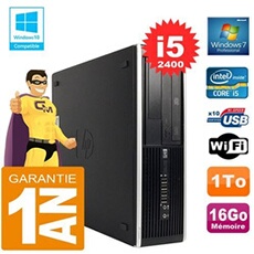 Pc compaq 8300 sff core i5-2400 ram 16go disque 1 to graveur dvd wifi w7