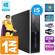 Pc compaq 8300 sff core i5-3470 ram 8go disque 250 go graveur dvd wifi w7