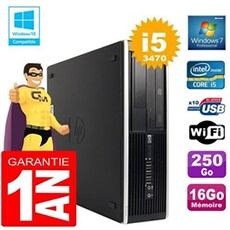 Pc compaq 8300 sff core i5-3470 ram 16go disque 250 go graveur dvd wifi w7