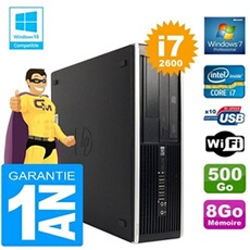 Pc compaq 8300 sff core i7-2600 ram 8go disque 500 go graveur dvd wifi w7