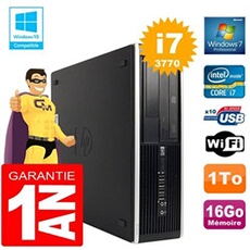 Pc compaq 8300 sff core i7-3770 ram 16go disque 1 to graveur dvd wifi w7