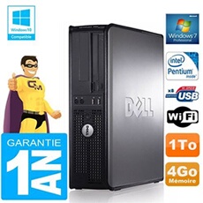 Pc 780 dt intel e5300 ram 4go disque 1 to graveur dvd wifi w7