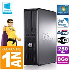 Pc 780 dt intel e5300 ram 8go disque 250 go graveur dvd wifi w7