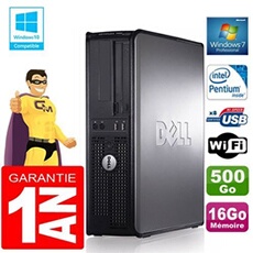 Pc 780 dt intel e5300 ram 16go disque 500 go graveur dvd wifi w7