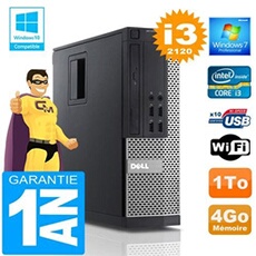Pc 990 sff core i3-2120 ram 4go disque 1 to wifi w7