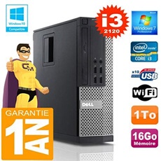 Pc 990 sff core i3-2120 ram 16go disque 1 to wifi w7