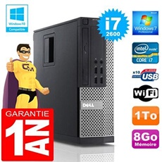 Pc 990 sff core i7-2600 ram 8go disque 1 to wifi w7