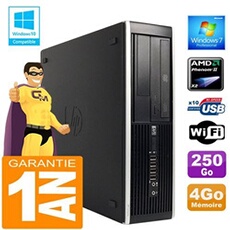 Pc compaq 6005 pro sff amd phenom ii ram 4go disque 250go graveur dvd wifi w7