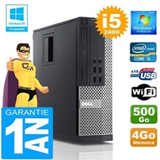 Pc 990 sff core i5-2400 ram 4go disque 500 go wifi w7