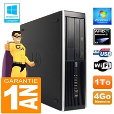 Pc compaq 6005 pro sff amd phenom ii ram 4go disque 1 to graveur dvd wifi w7