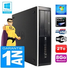 Pc compaq 6005 pro sff amd phenom ii ram 8go disque 2 to graveur dvd wifi w7