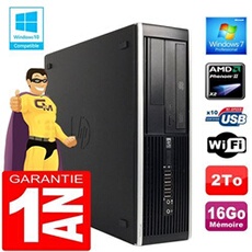 Pc compaq 6005 pro sff amd phenom ii ram 16go disque 2 to graveur dvd wifi w7