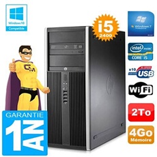 Pc tour compaq 8200 core i5-2400 ram 4go disque 2 to graveur dvd wifi w7